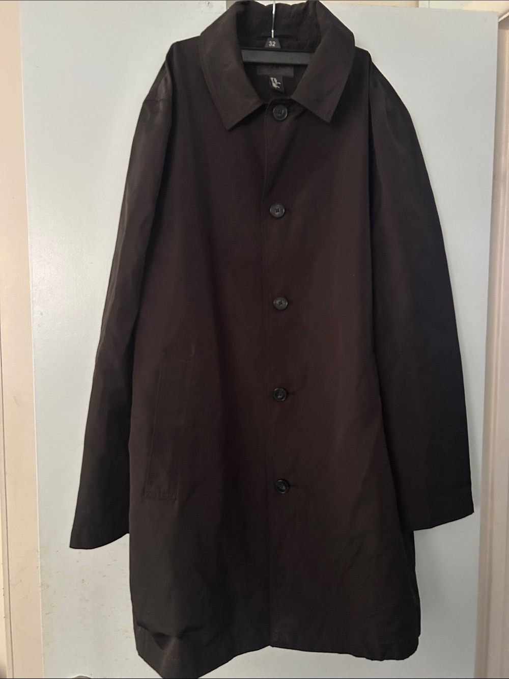 H&M black trench coat